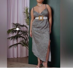 Eloqui Satin Like Dress